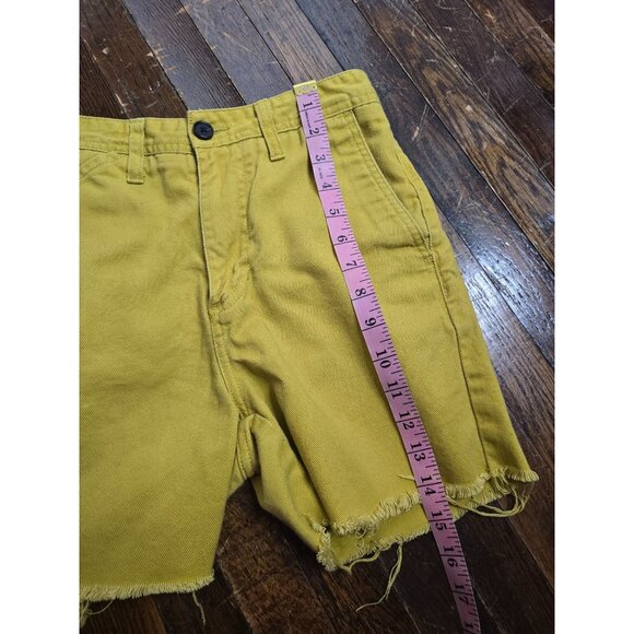 Carhartt Work in Progress Yellow Cut Off Shorts - Picture 6 of 15